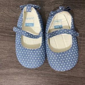 Carters shoes polka dot 9-12m